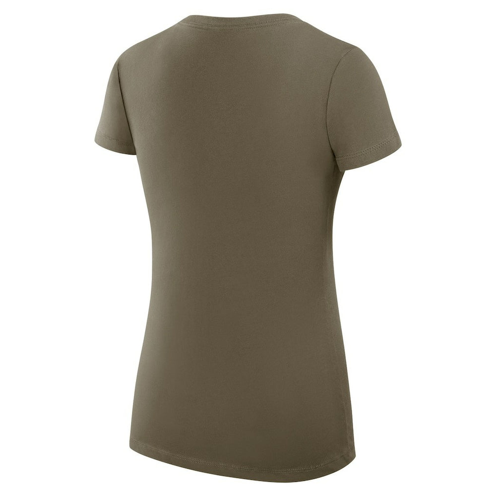 NFL New York Jets G-III 4Her by Carl Banks Women's Super-Slim Fit Lightweight Subtle Football V-Neck T-Shirt