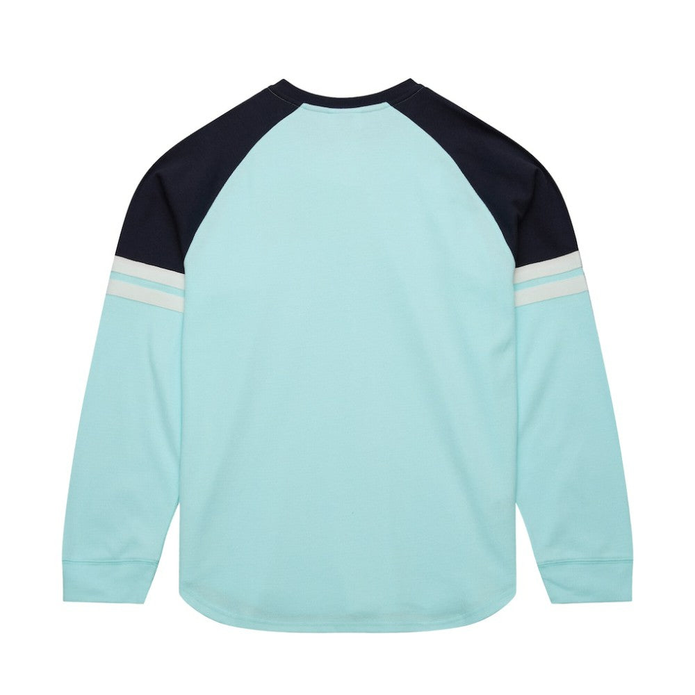 Seattle Kraken Mitchell & Ness Thermal Henley Long Sleeve T-Shirt