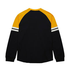 Boston Bruins Mitchell & Ness Thermal Henley Long Sleeve T-Shirt
