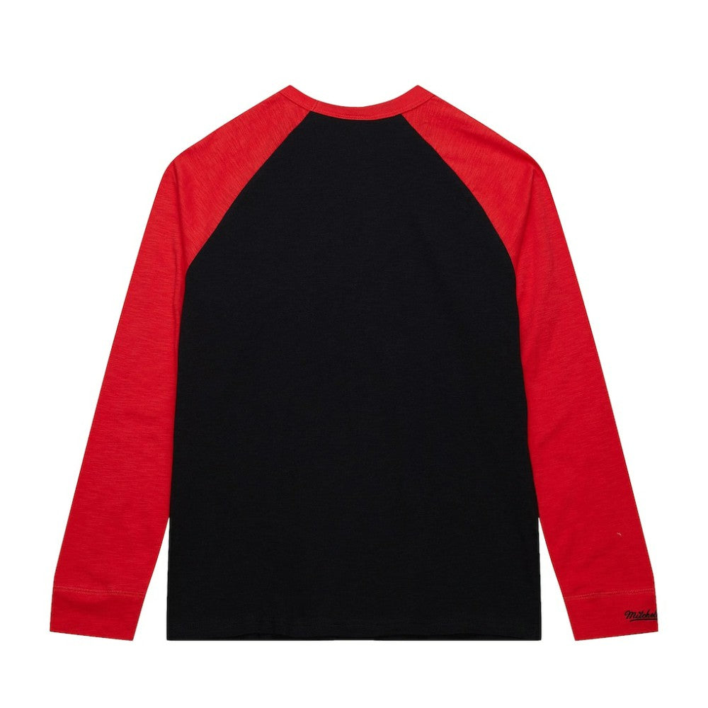 Carolina Hurricanes Mitchell & Ness Legendary Slub Raglan Long Sleeve T-Shirt