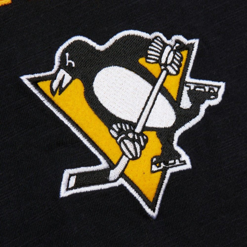 Pittsburgh Penguins Mitchell & Ness Legendary Slub Raglan Long Sleeve T-Shirt