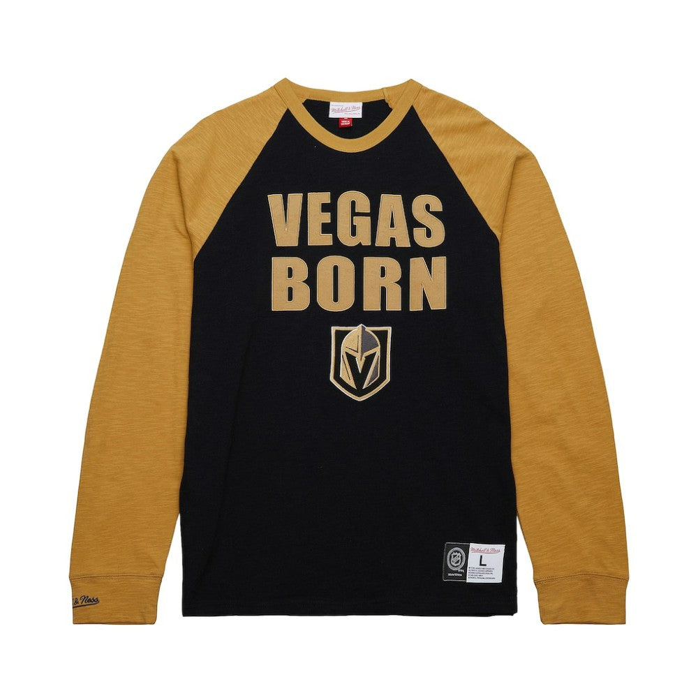 Vegas Golden Knights Mitchell & Ness Legendary Slub Raglan Long Sleeve T-Shirt