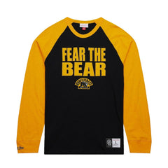 Boston Bruins Mitchell & Ness Legendary Slub Raglan Long Sleeve T-Shirt