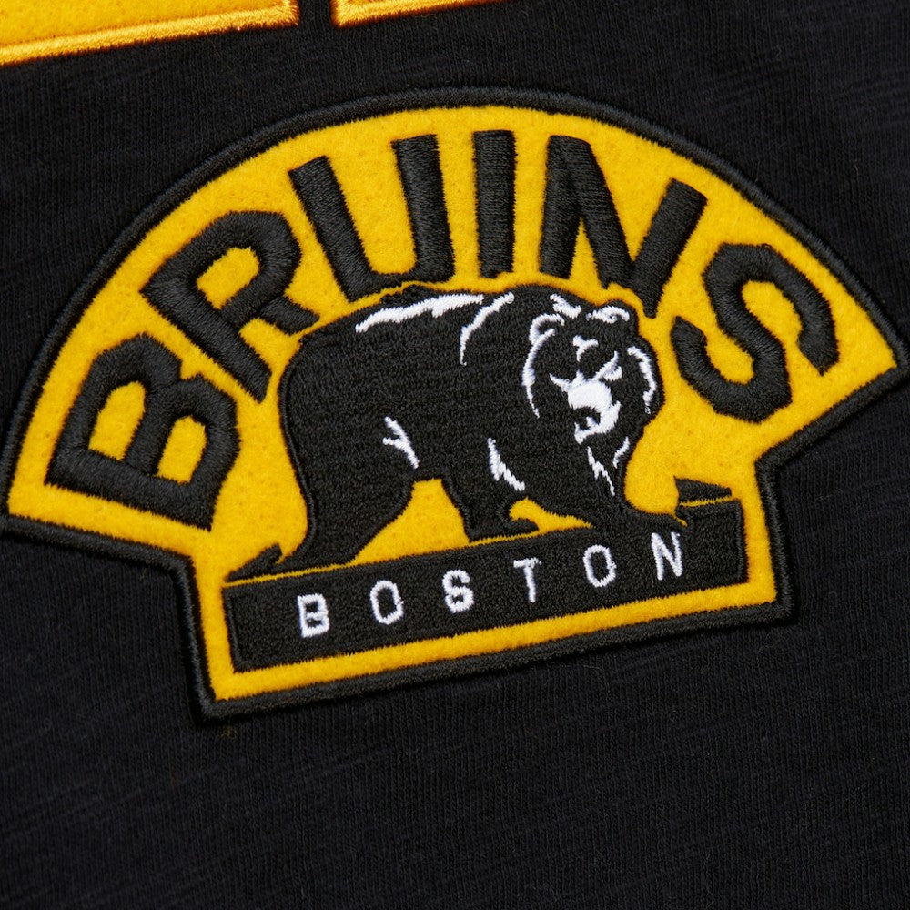 Boston Bruins Mitchell & Ness Legendary Slub Raglan Long Sleeve T-Shirt
