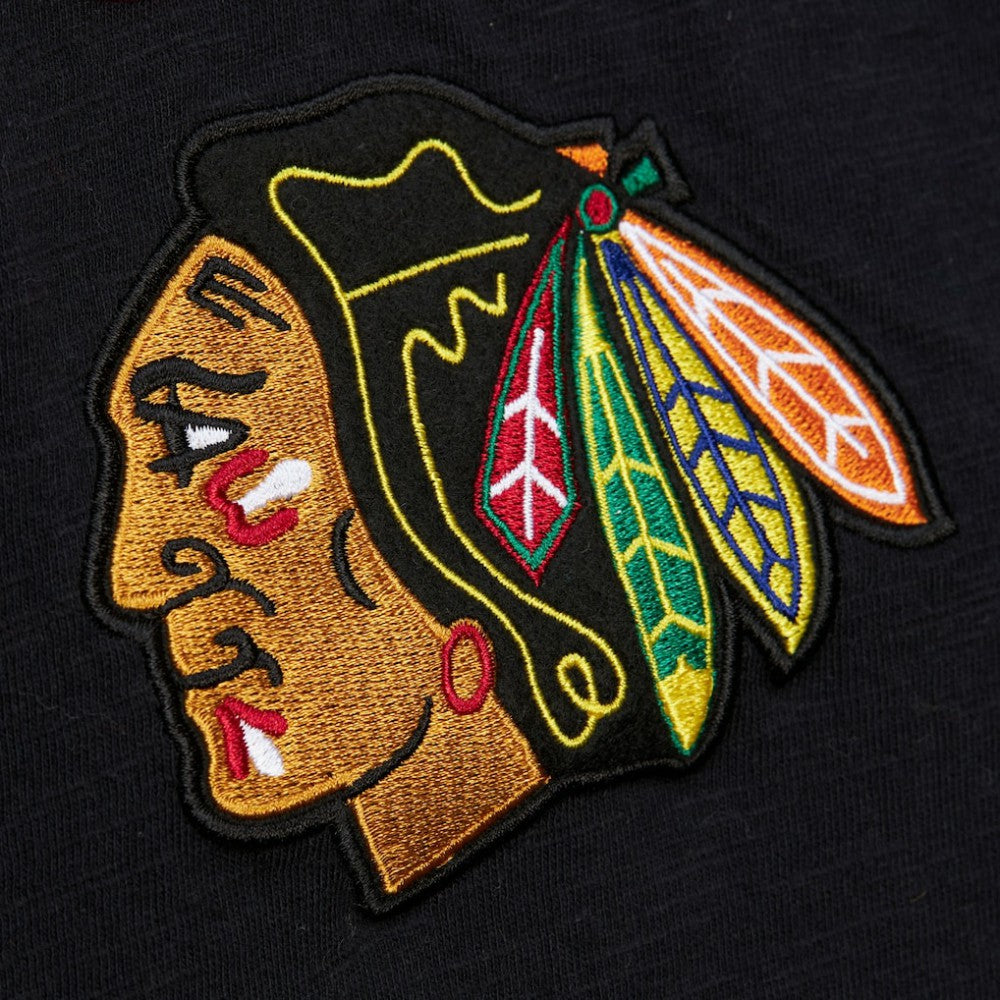 Chicago Blackhawks Mitchell & Ness Legendary Slub Raglan Long Sleeve T-Shirt