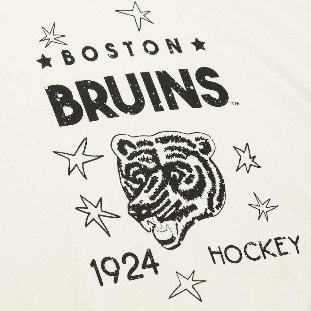 Boston Bruins Mitchell & Ness Women's Logo 3.0 Pullover Sweatshirt