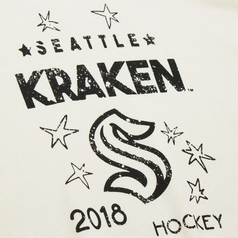 Seattle Kraken Mitchell & Ness Women's Logo 3.0 Pullover Sweatshirt