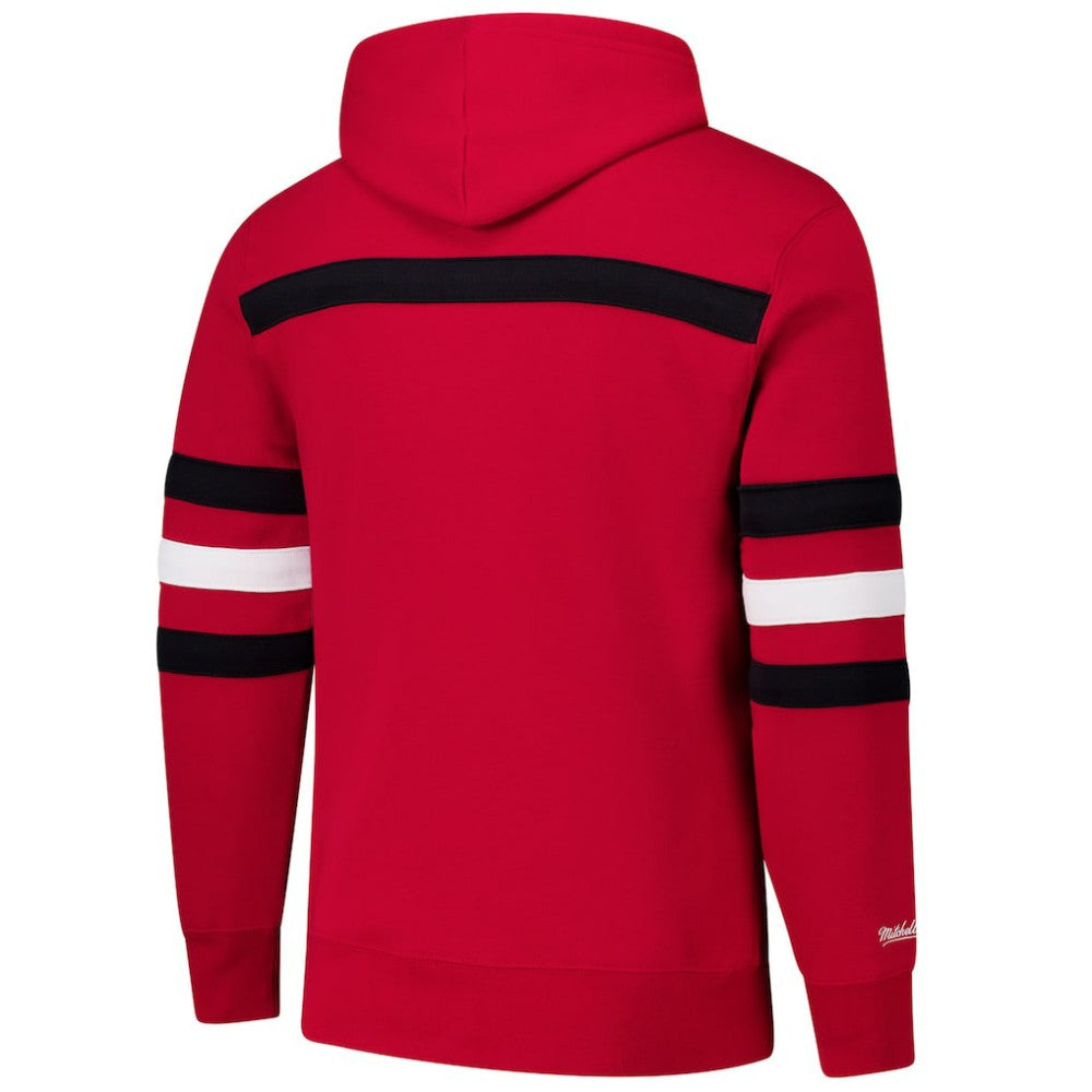 Detroit Red Wings Mitchell & Ness Head Coach Slogan Pullover Hoodie