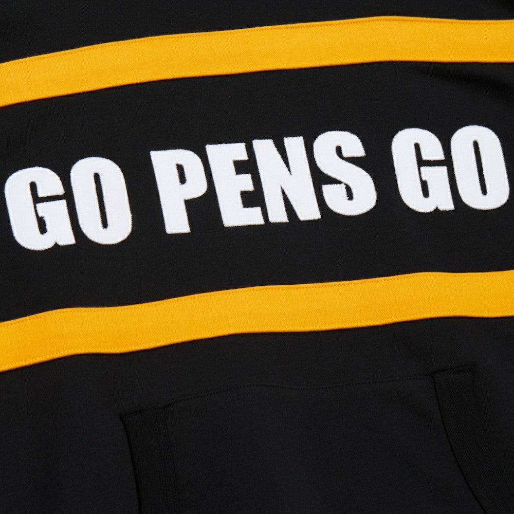 Pittsburgh Penguins Mitchell & Ness Head Coach Slogan Pullover Hoodie