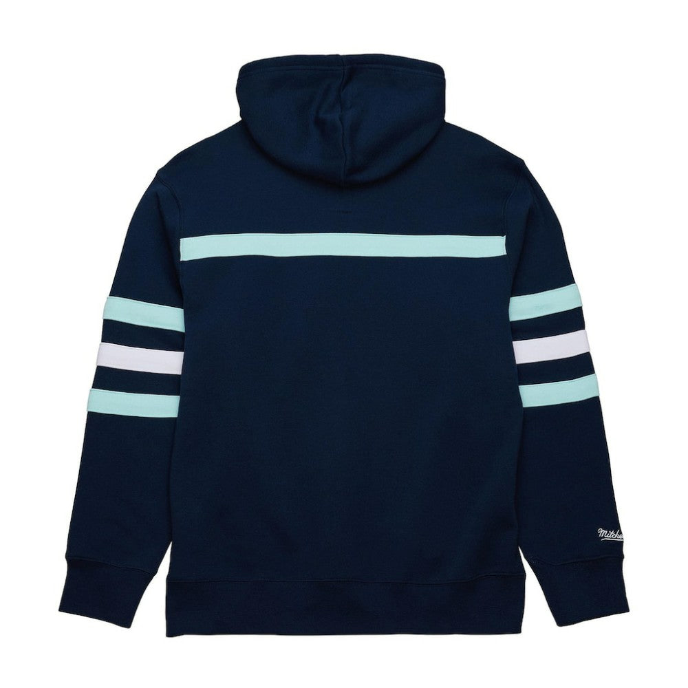 Seattle Kraken Mitchell & Ness Head Coach Slogan Pullover Hoodie