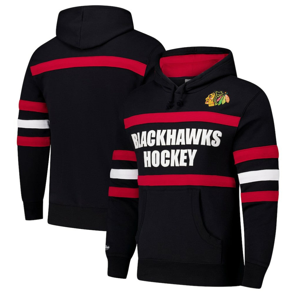 Chicago Blackhawks Mitchell & Ness Head Coach Slogan Pullover Hoodie