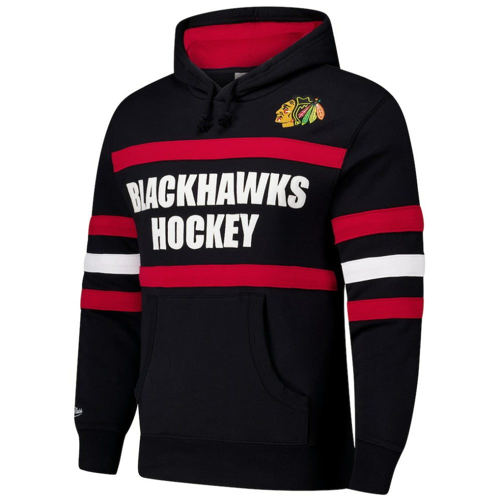 Chicago Blackhawks Mitchell & Ness Head Coach Slogan Pullover Hoodie