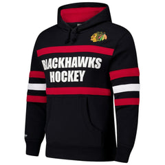 Chicago Blackhawks Mitchell & Ness Head Coach Slogan Pullover Hoodie