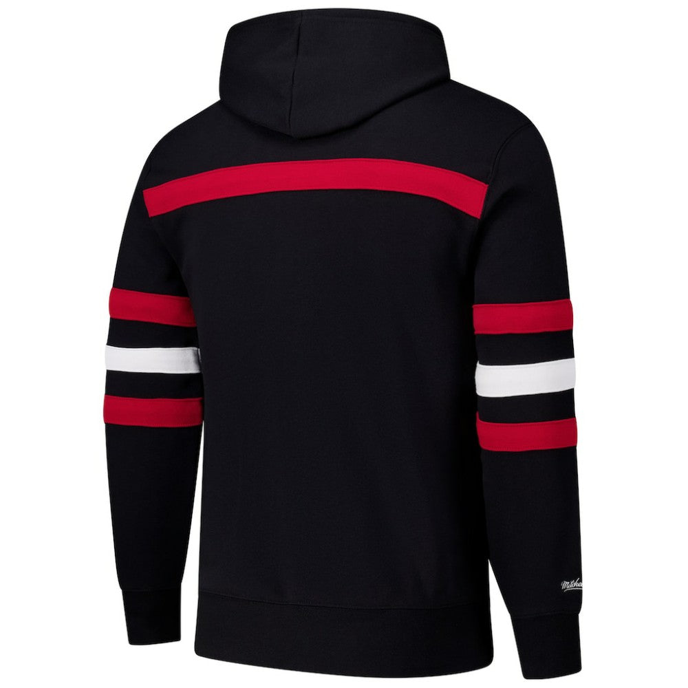 Chicago Blackhawks Mitchell & Ness Head Coach Slogan Pullover Hoodie