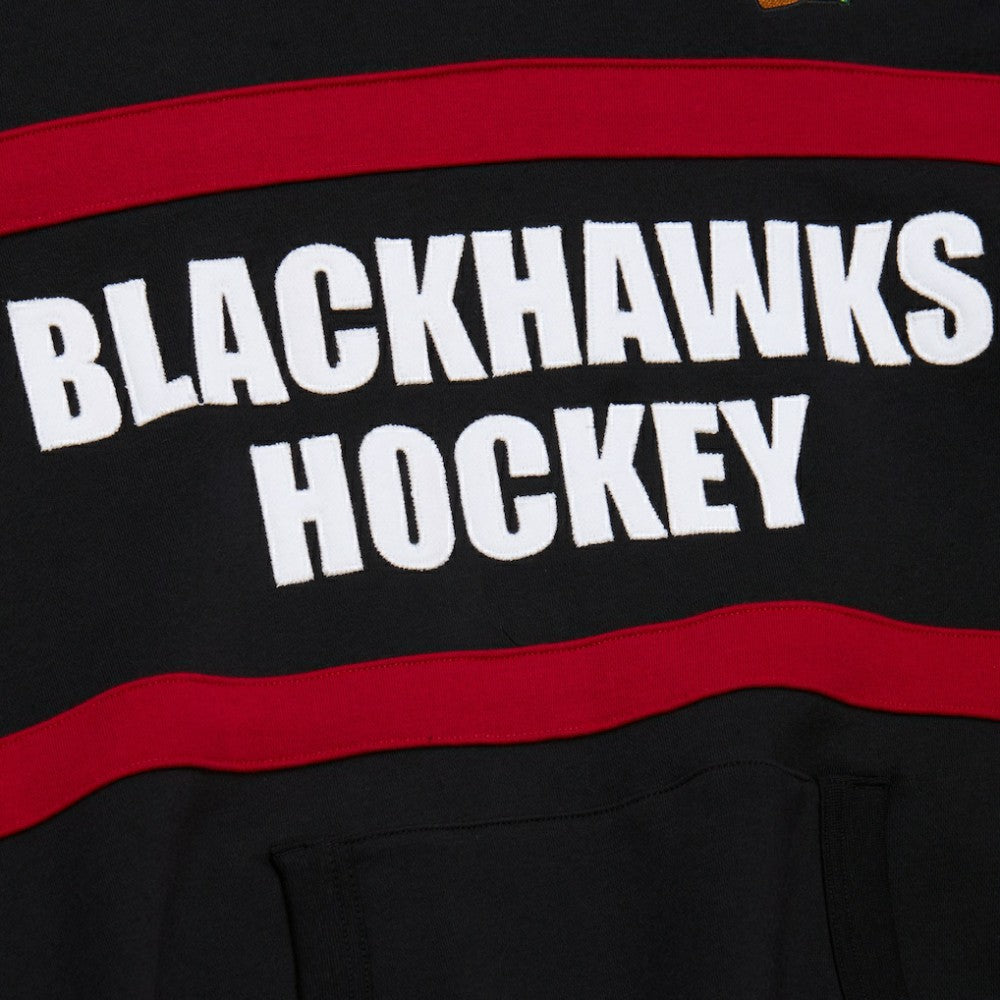 Chicago Blackhawks Mitchell & Ness Head Coach Slogan Pullover Hoodie