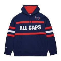 Washington Capitals Mitchell & Ness Head Coach Slogan Pullover Hoodie
