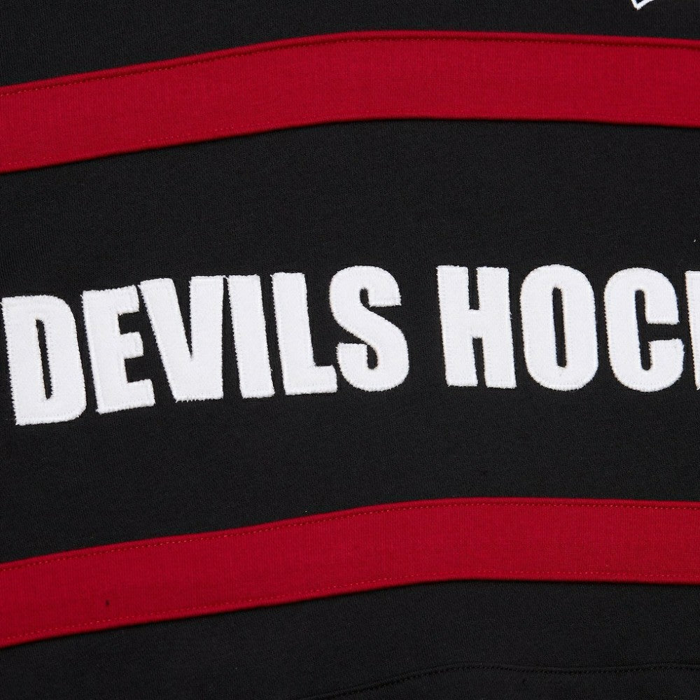 New Jersey Devils Mitchell & Ness Head Coach Slogan Pullover Hoodie