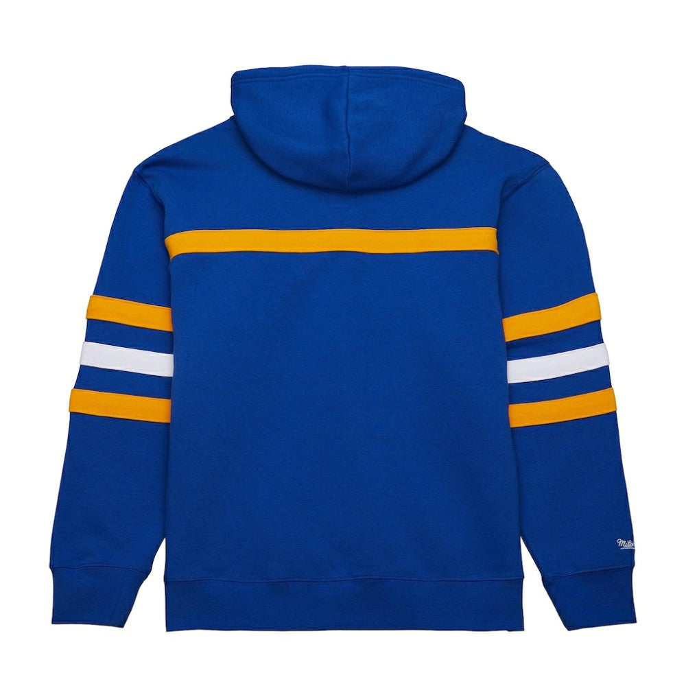 St. Louis Blues Mitchell & Ness Head Coach Slogan Pullover Hoodie