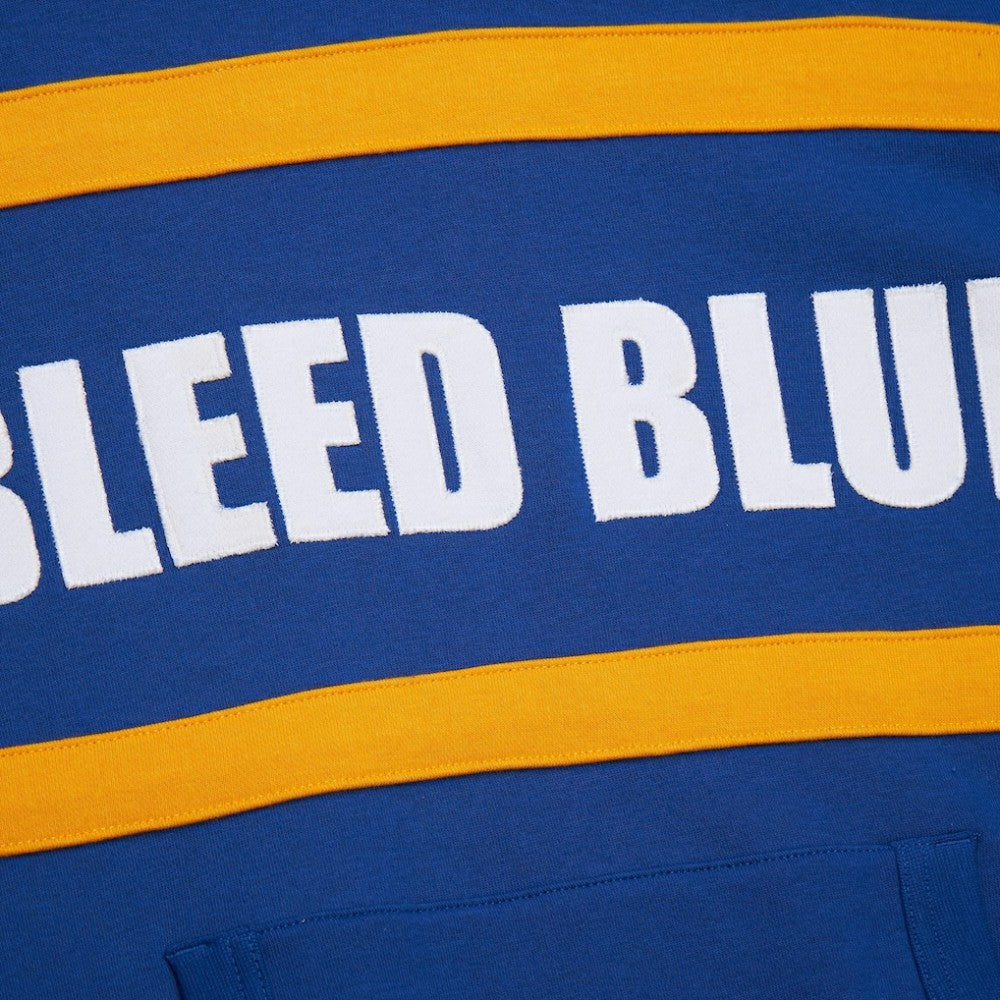 St. Louis Blues Mitchell & Ness Head Coach Slogan Pullover Hoodie
