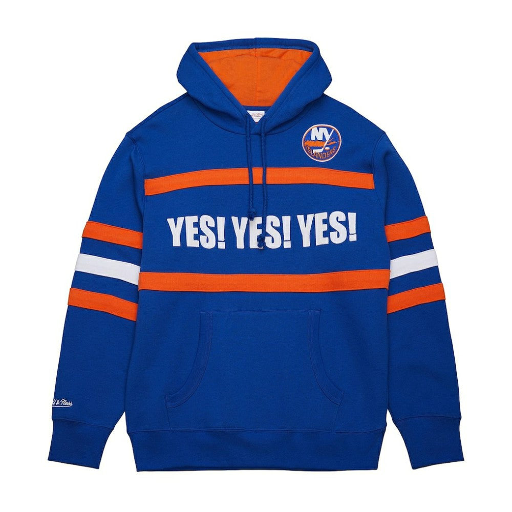 New York Islanders Mitchell & Ness Head Coach Slogan Pullover Hoodie