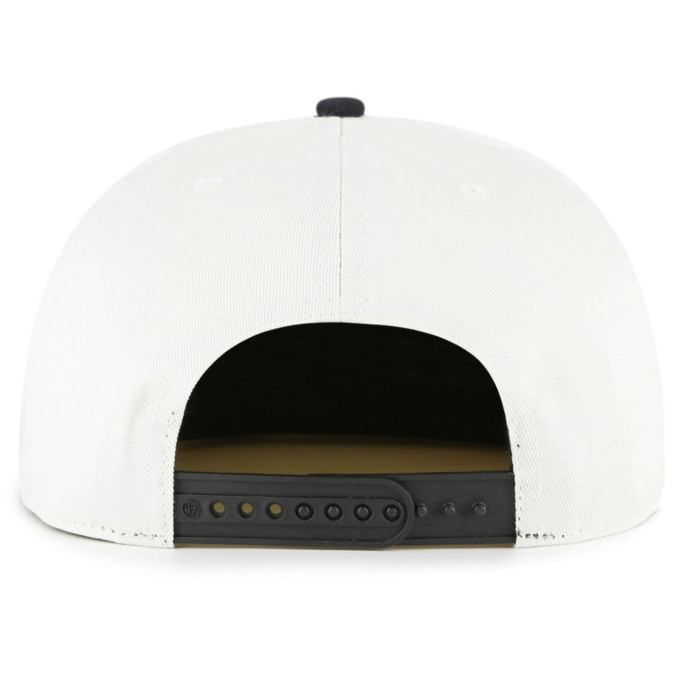 Baltimore Orioles Foundation Captain Snapback Hat - White/Black | 47 brand