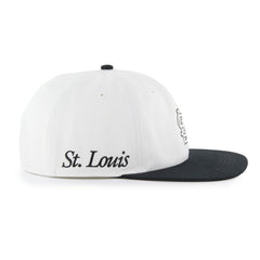 St. Louis Cardinals Foundation Captain Snapback Hat - White/Black | 47 brand