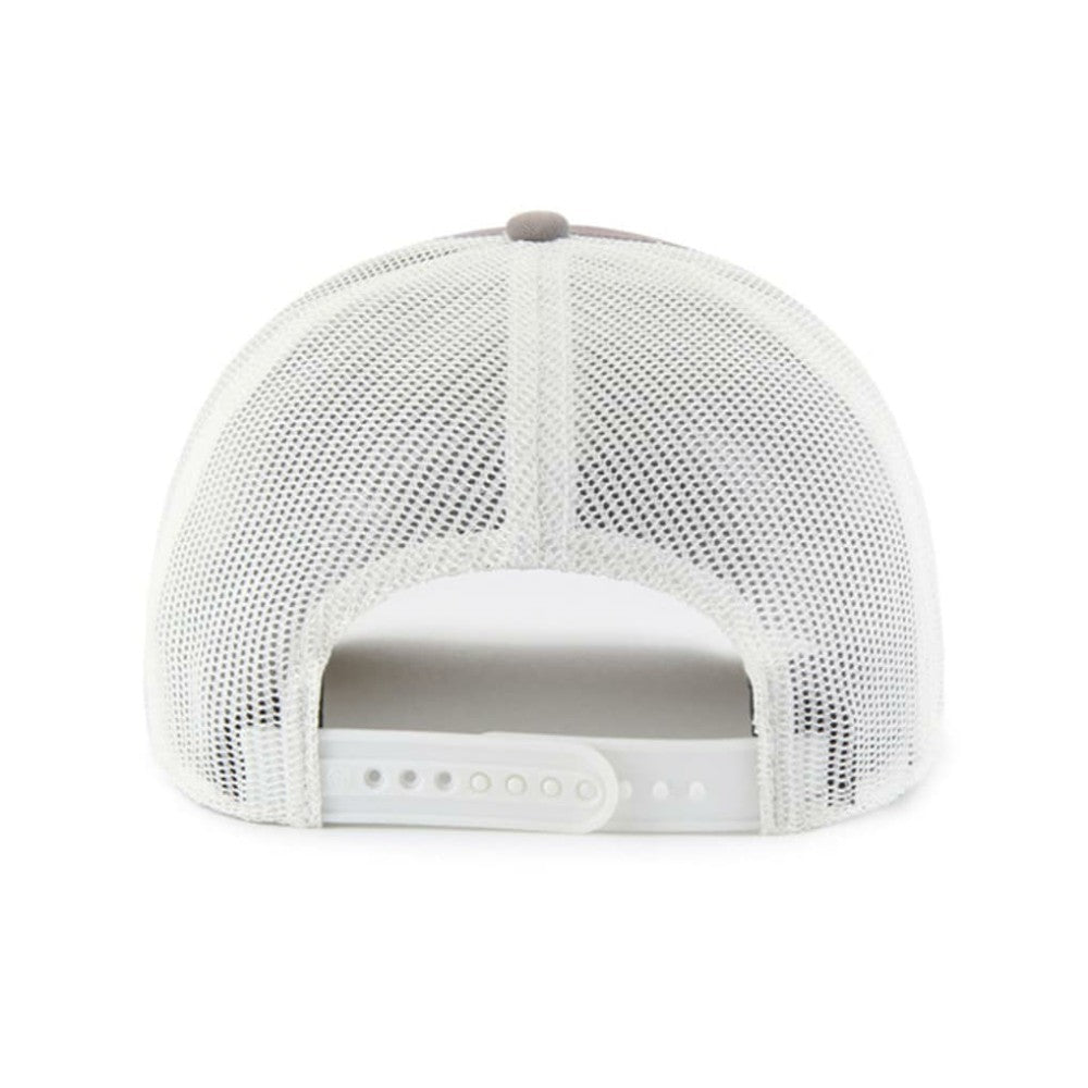 Houston Astros Tide Sweep Rope Trucker Adjustable Hat - Gray/White | 47 brand
