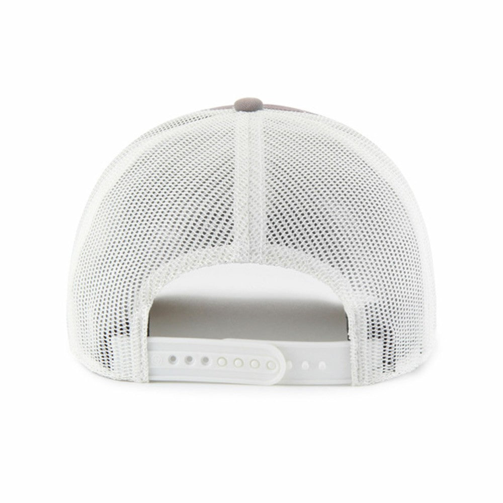 Milwaukee Brewers Tide Sweep Rope Trucker Adjustable Hat - Gray/White | 47 brand