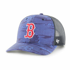 Boston Red Sox Fiji Trucker Adjustable Hat - Blue | 47 brand