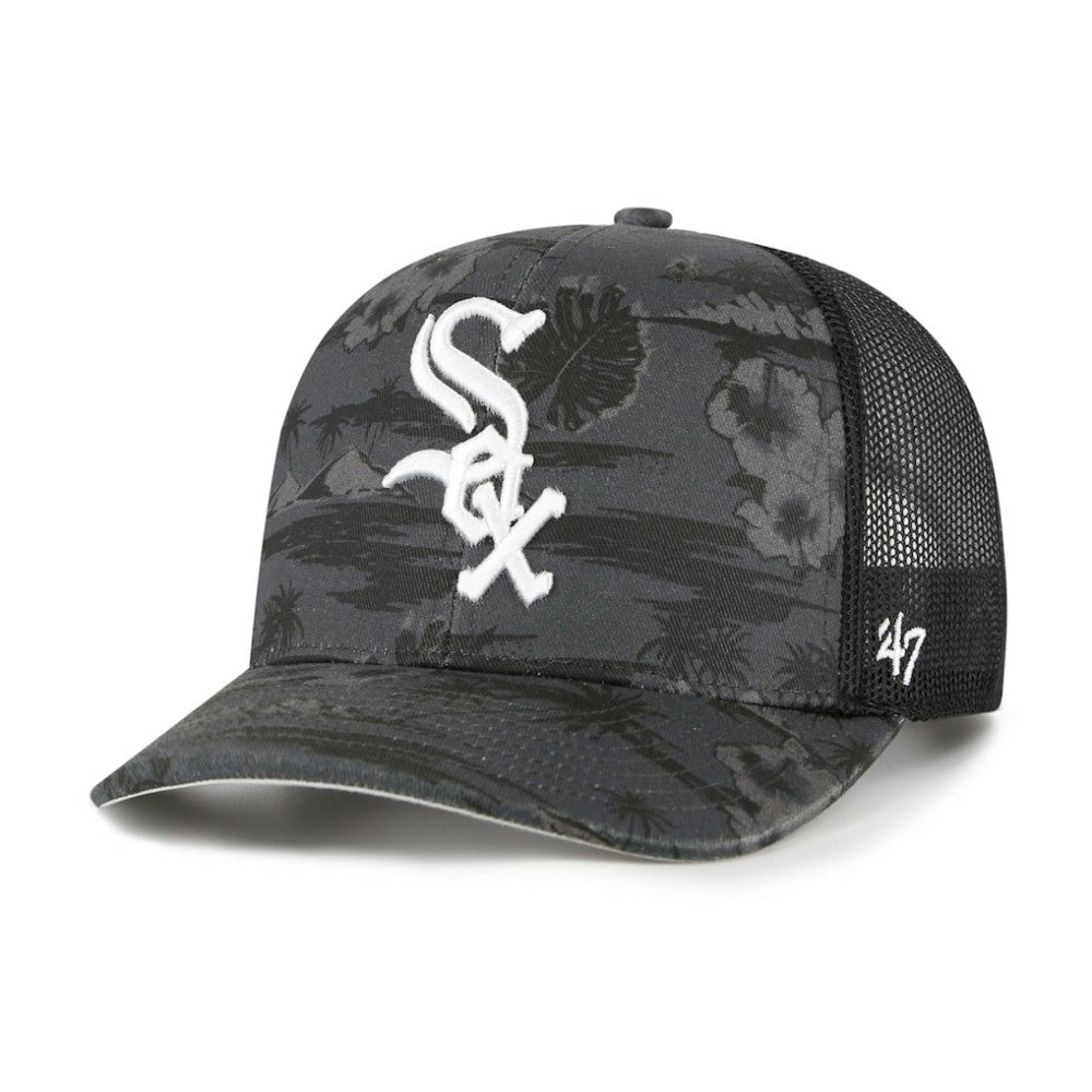 Chicago White Sox Fiji Trucker Adjustable Hat - Black | 47 brand