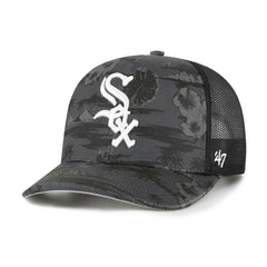Chicago White Sox Fiji Trucker Adjustable Hat - Black | 47 brand