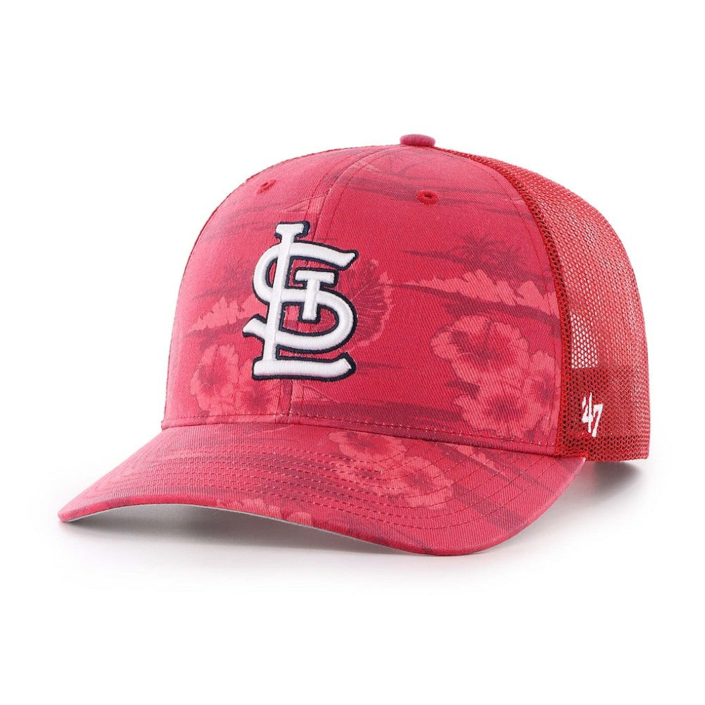 St. Louis Cardinals Fiji Trucker Adjustable Hat - Red | 47 brand