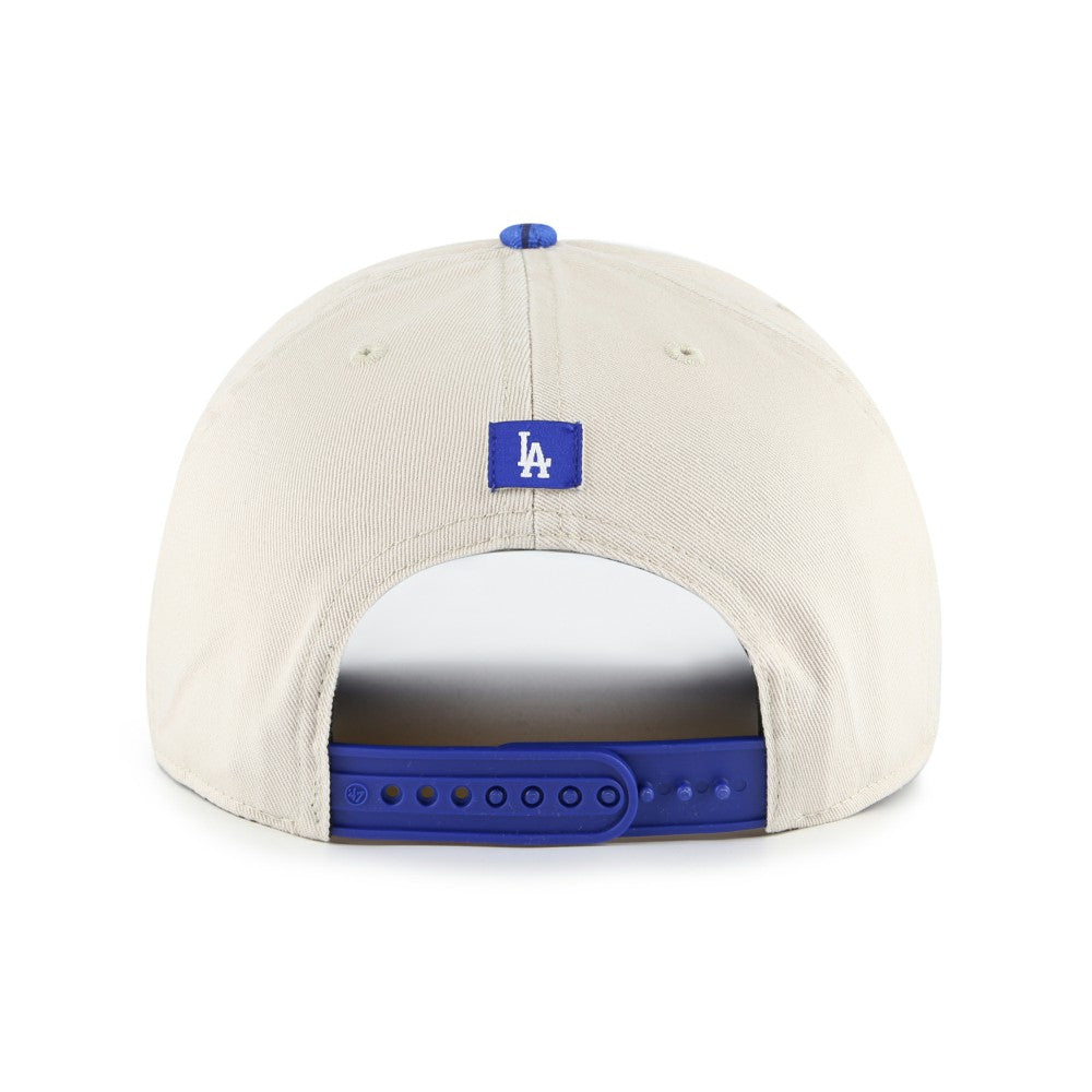 Los Angeles Dodgers Fiji Rope Hitch Adjustable Hat - Cream/Navy | 47 brand