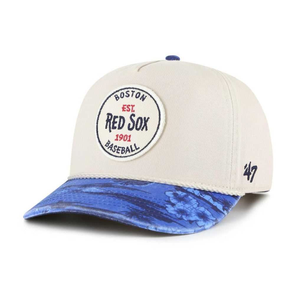 Boston Red Sox Fiji Rope Hitch Adjustable Hat - Cream/Navy | 47 brand