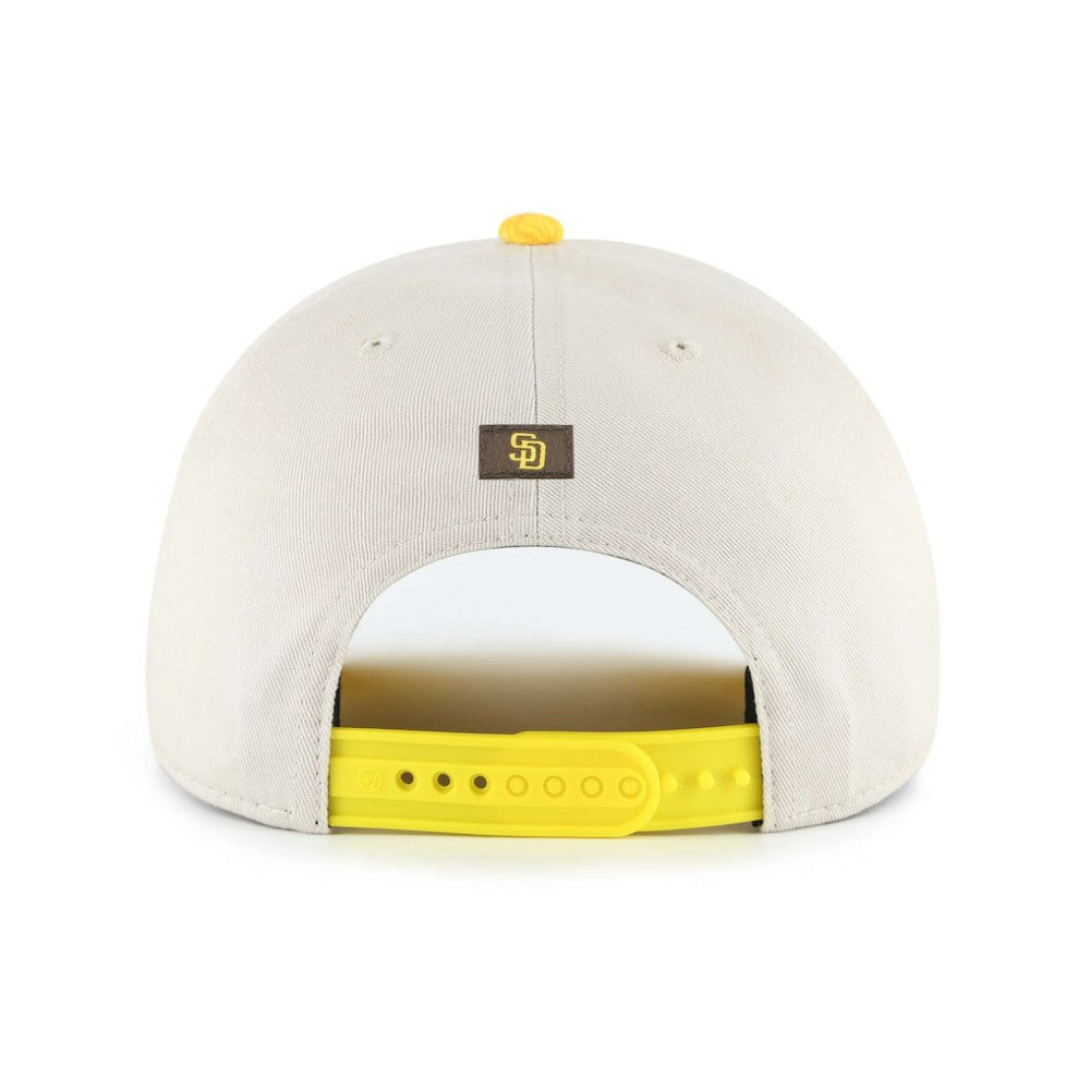 San Diego Padres Fiji Rope Hitch Adjustable Hat - Cream/Gold | 47 brand
