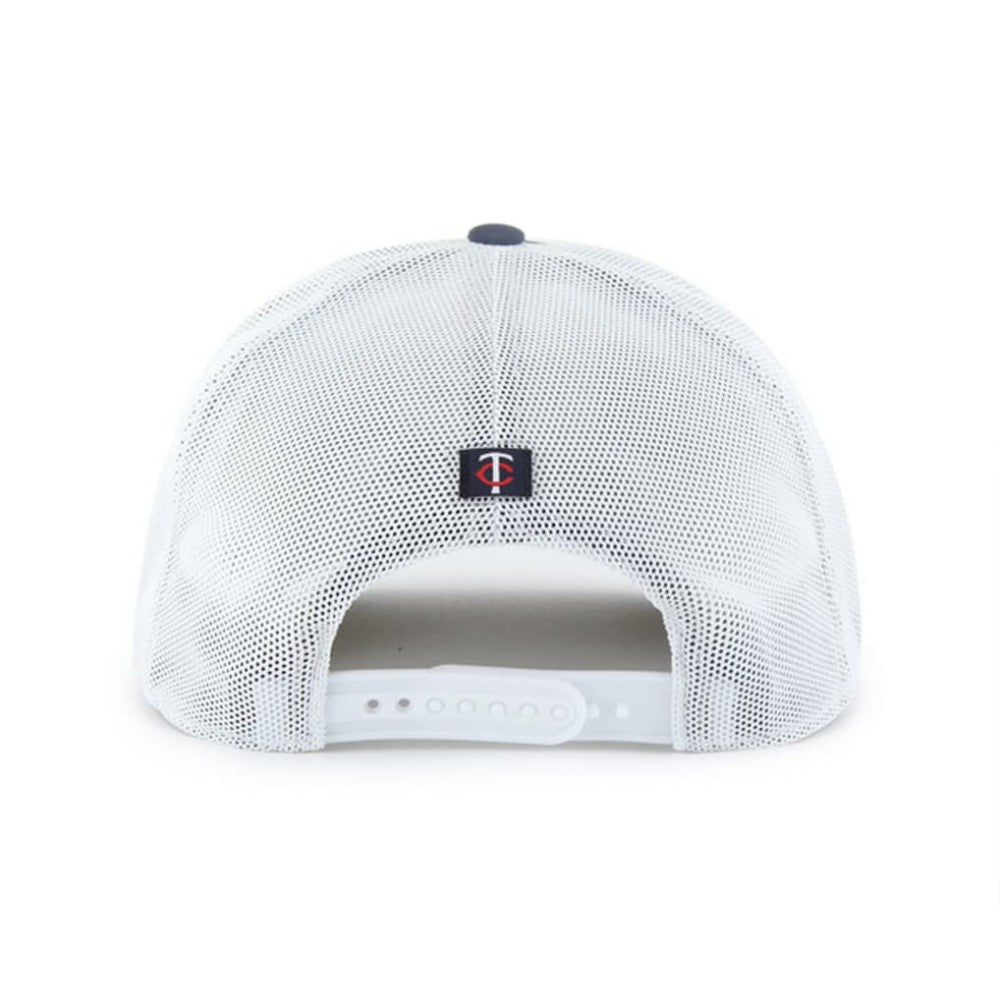 Minnesota Twins Scratch Adjustable Trucker Hat - Navy/White | 47 brand