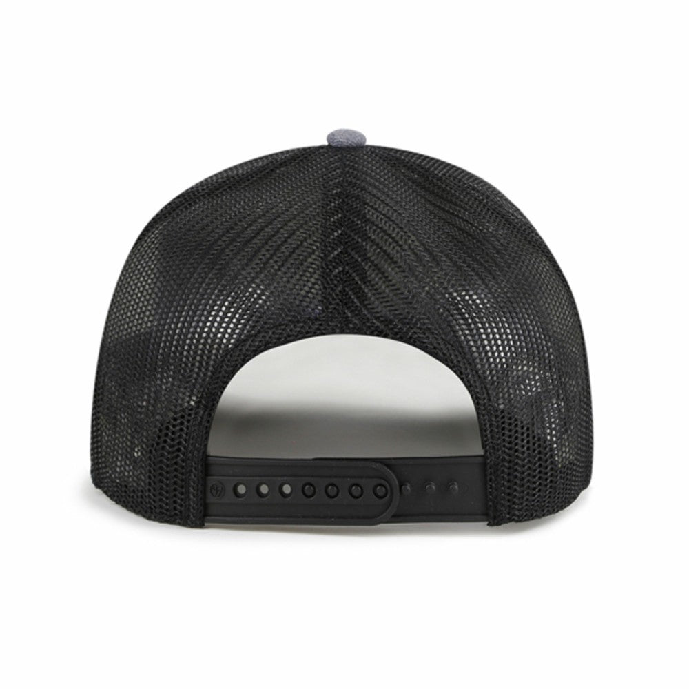 Los Angeles Angels Carbon Rope Trucker Adjustable Hat - Charcoal | 47 brand