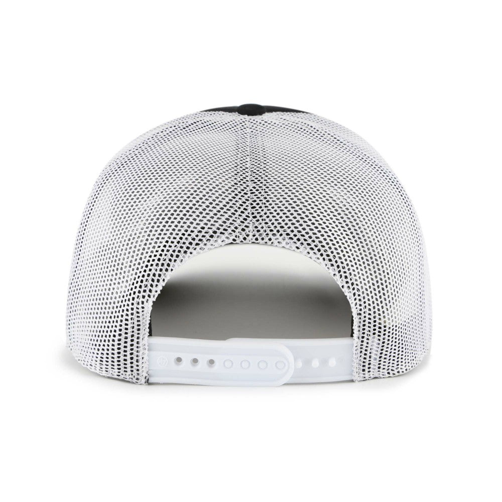 Miami Marlins Meander Foam Trucker Snapback Hat - Black | 47 brand