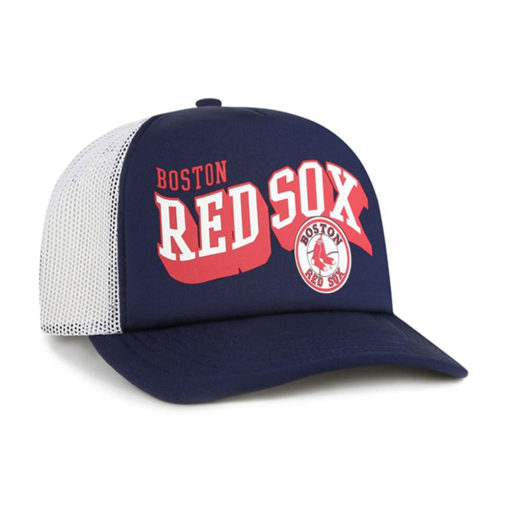 Boston Red Sox Meander Foam Trucker Snapback Hat - Navy | 47 brand