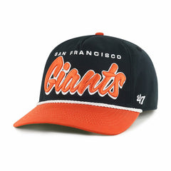 San Francisco Giants Dropshadow Rope Hitch Adjustable Hat - Black | 47 brand