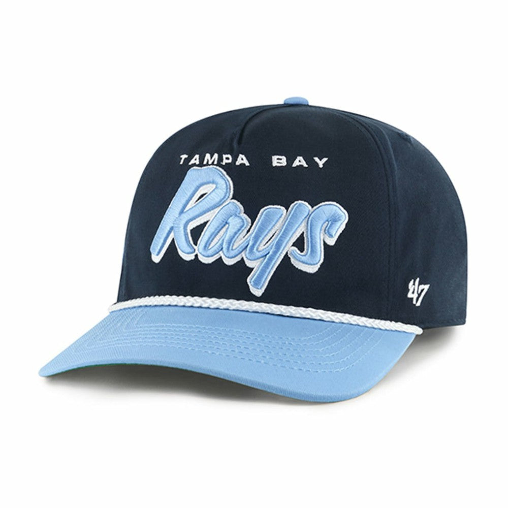 Tampa Bay Rays Dropshadow Rope Hitch Adjustable Hat - Navy | 47 brand