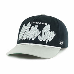 Chicago White Sox Dropshadow Rope Hitch Adjustable Hat - Black | 47 brand
