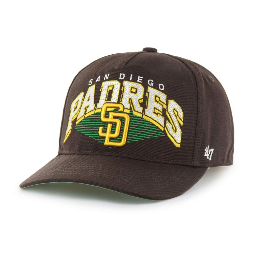 San Diego Padres Pomona Hitch Adjustable Hat - Brown | 47 brand