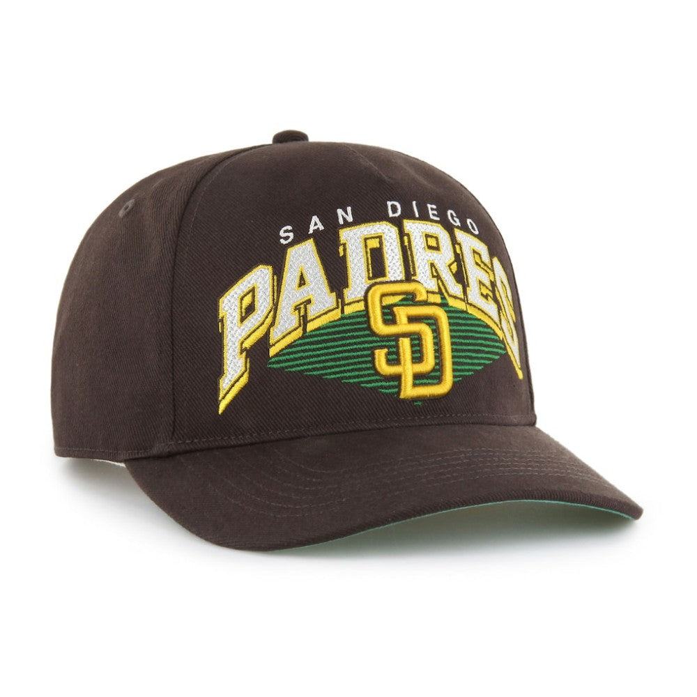 San Diego Padres Pomona Hitch Adjustable Hat - Brown | 47 brand
