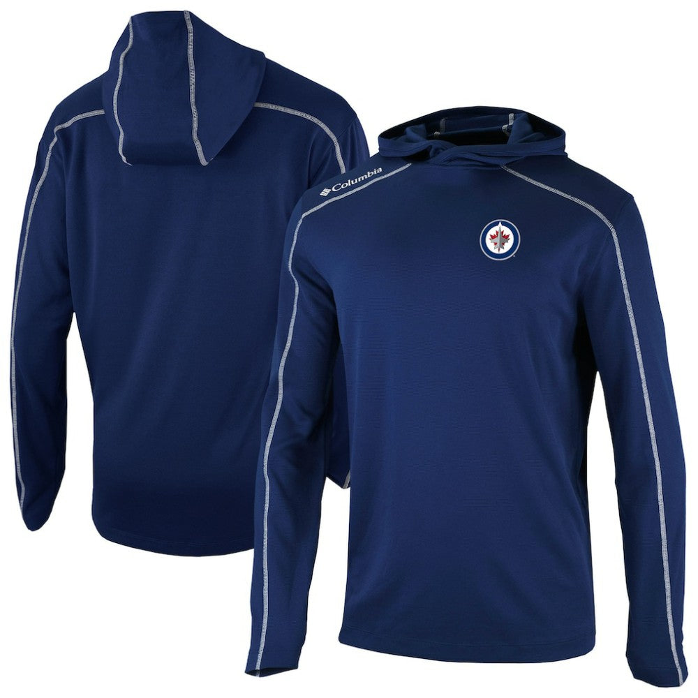 Winnipeg Jets Columbia Shotgun Omni-Wick Pullover Hoodie
