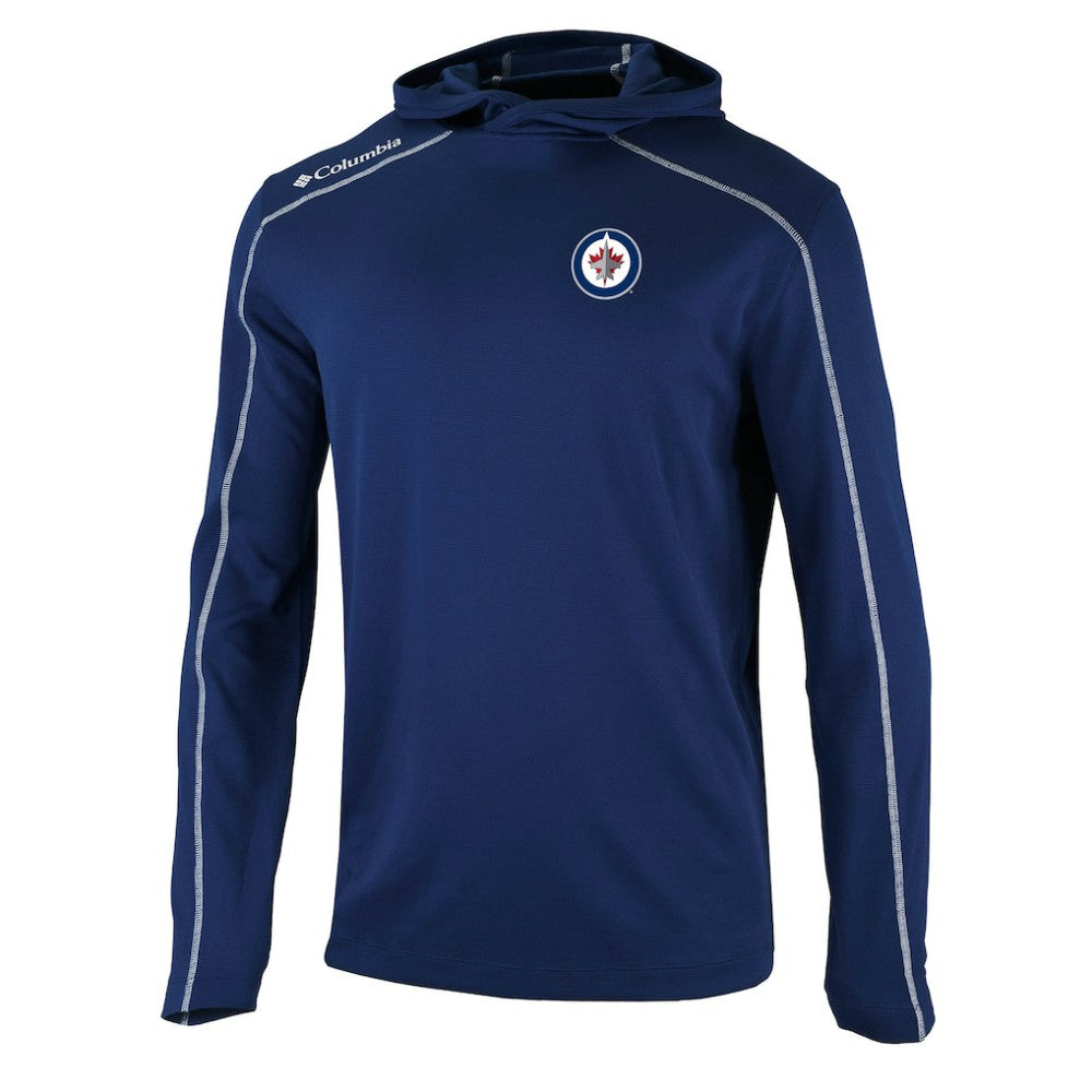 Winnipeg Jets Columbia Shotgun Omni-Wick Pullover Hoodie