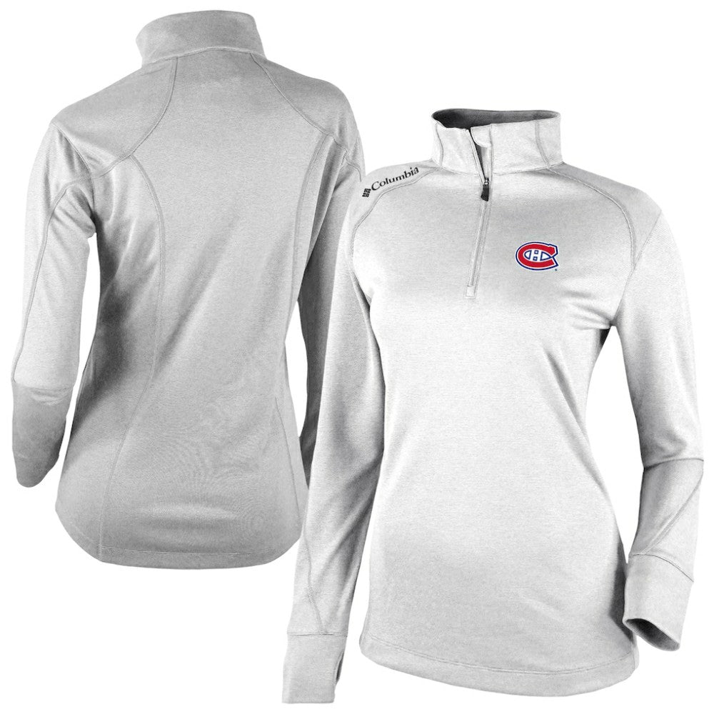 Montreal Canadiens Columbia Women's Omni-Wick Shotgun 2.0 Quarter-Zip Pullover Top