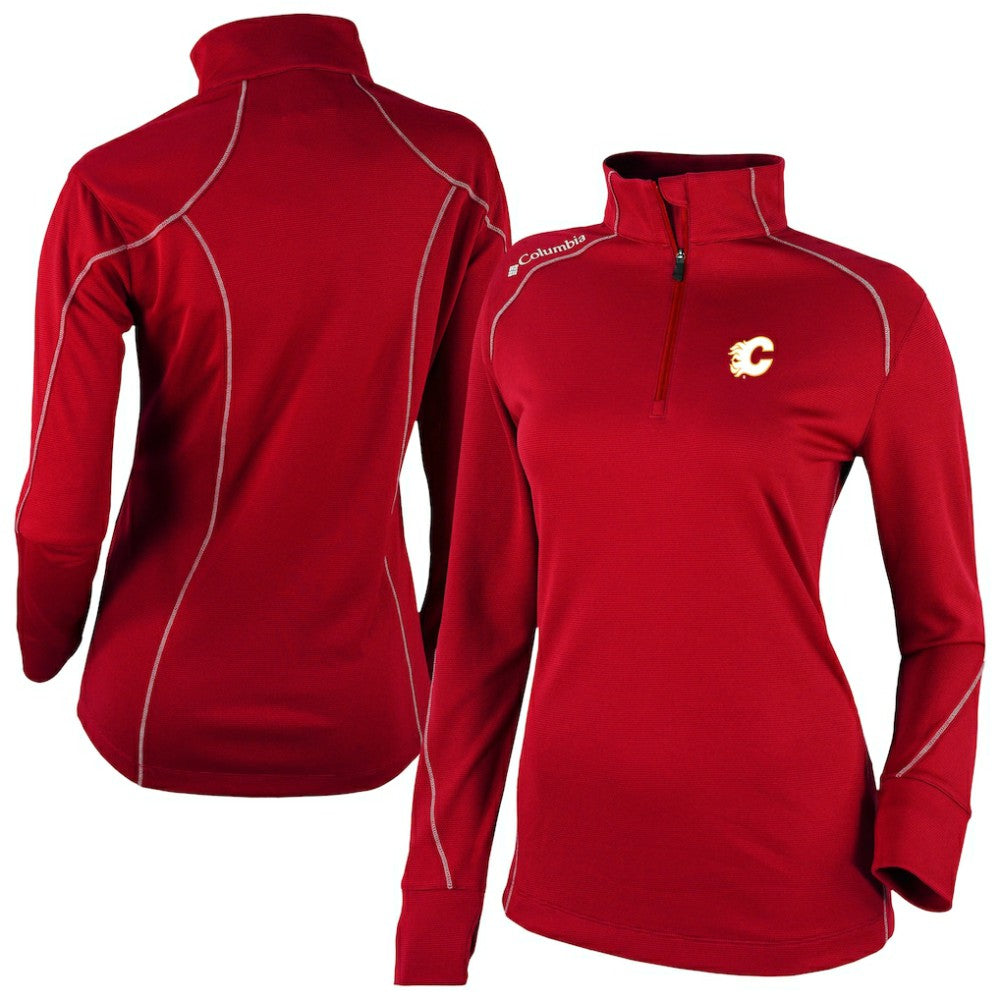 Calgary Flames Columbia Women's Omni-Wick Shotgun 2.0 Quarter-Zip Pullover Top