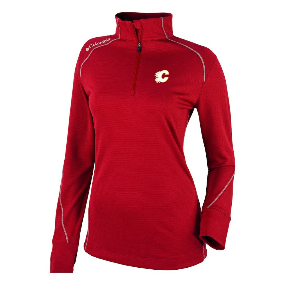 Calgary Flames Columbia Women's Omni-Wick Shotgun 2.0 Quarter-Zip Pullover Top
