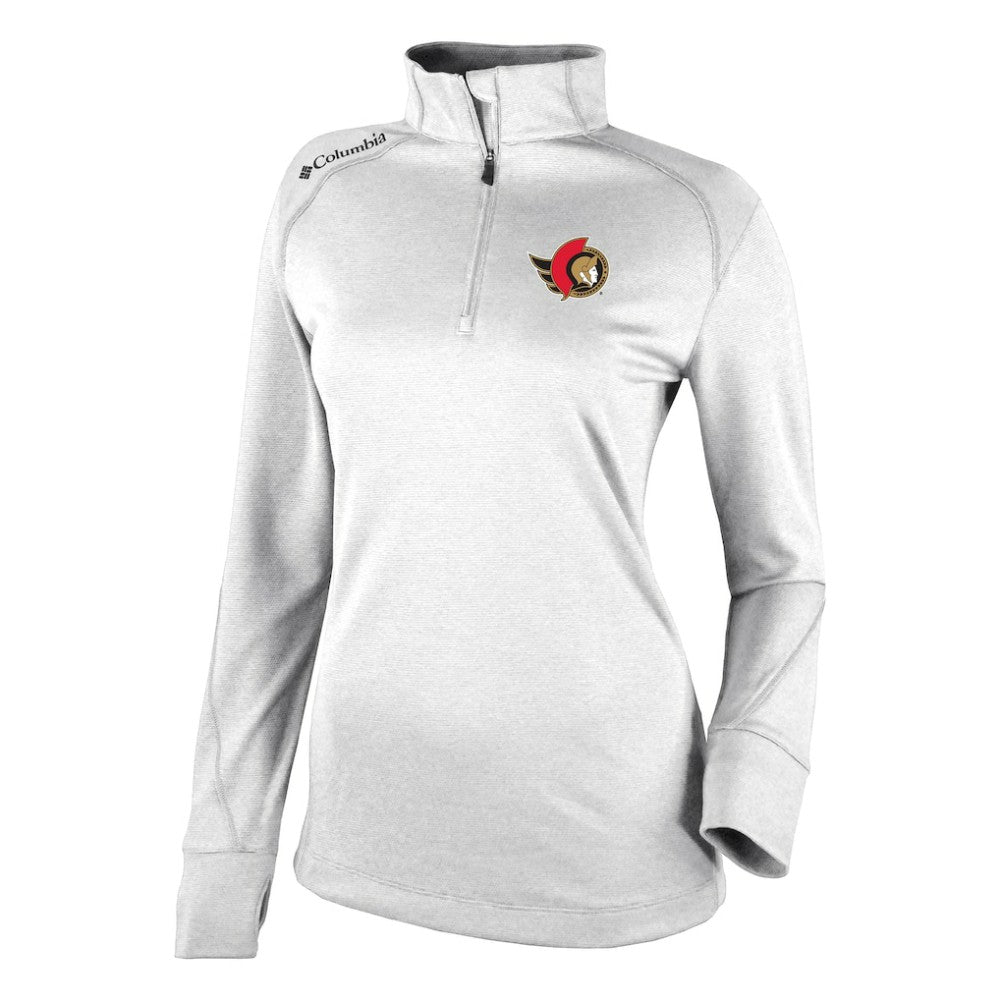 Ottawa Senators Columbia Women's Omni-Wick Shotgun 2.0 Quarter-Zip Pullover Top